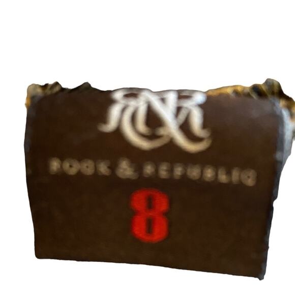 Rock & Republic Size 8 Stretch Boot Leg Medium Blue Denim Jeans Great Condition - Picture 8 of 10